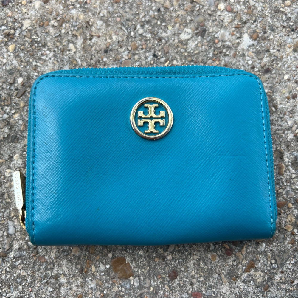 Tory Burch Teal Wallet